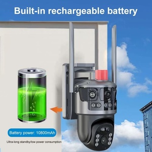 V380 New <span class=keywords><strong>Bullet</strong></span> và 2.5inch PTZ máy ảnh SC03-W Đen 4MP wifi an ninh CCTV không dây IP an ninh Ống kính kép <span class=keywords><strong>Bullet</strong></span> PTZ máy ảnh - Product Image 3