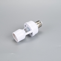 Prise de lumière de capteur de mouvement Pir, support d'ampoule de lampe intelligente E26/e27, contrôle automatique de la lumière marche/arrêt