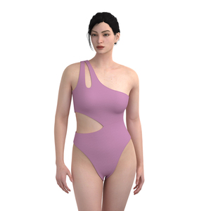 <span class=keywords><strong>Costume</strong></span> da Bagno <span class=keywords><strong>Intero</strong></span> Professionale da <span class=keywords><strong>Donna</strong></span> Monospalla a Vita Alta con Perizoma, Asciugatura Rapida, Impermeabile in Nylon/Spandex - Offerta Speciale - Product Image 4