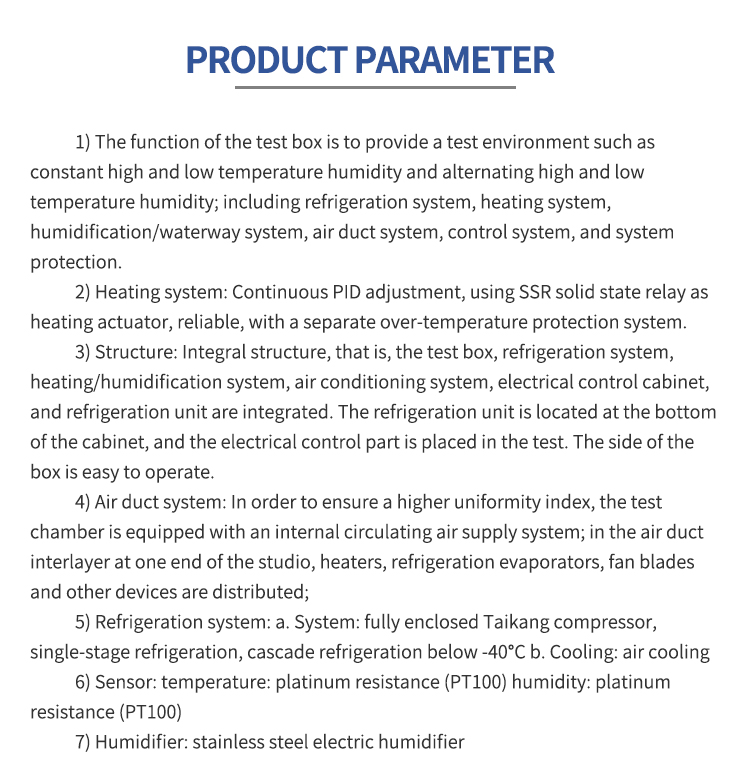 Stainless Steel Environmental Test Chambers for Constant Temperature and Humidity