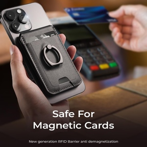 Lisen 2025 từ Ví RFID mạnh mẽ từ ví điện thoại với có thể điều chỉnh đứng cho MagSafe Tương thích với iPhone 16 15 - Product Image 2