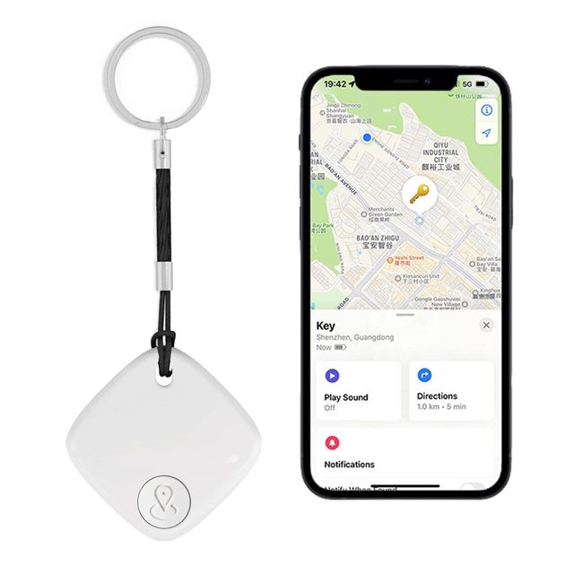 High Quality Plastic Find My Key Finder Device Car Alarm Tile Wallet Keys Alarm Locator Tracker Item Locator for Keys Bags WiFi