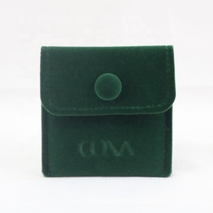 Most Popular Microfiber Jewelry Pouch Custom Made Suede Velvet Jewelry Packaging Pouch Bag with logo for Jewelry - Product Image 3