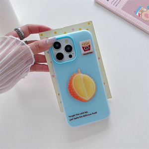 Coque de téléphone Lichicase au design créatif de fruits de dessin animé pour Moto G56 G86 G86 Power, coque arrière rigide en PC mat colorée - Product Image 2