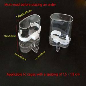 Bebedero para Pájaros de Plástico Ecológico, Apto para Loros, Accesorios para Jaulas Interiores/Exteriores, para una Instalación Limpia y Conveniente - Product Image 4