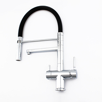 Robinet 4 voies pour machine à soda Robinet 4 en 1 pour système d'eau Robinets de purification d'eau AISI