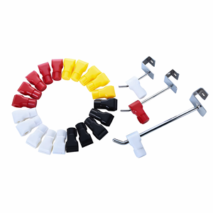 Wholesale Antitheft Security Magnetic Stop Lock Peg <b>Hook</b> Stop Lock 6mm <b>Plastic</b> Red Security Lock - Product Image 4