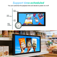 Pantalla LCD de Barra para Publicidad, 700nits, Android WIFI, para Colgar en Paredes de Estaciones de Metro y Aeropuertos, ODM OEM