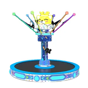 High quality best price rampoline Outdoor Amusement Park Equipment Electric Bungee Bounce Trampoline for sales