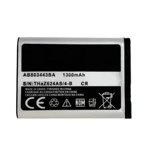 Batería RUIXI AB803443BU 1300mAh para Samsung Solid Xcover 2 C3350 II teléfono móvil de la batería del teléfono móvil de la batería de mAh