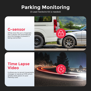 Cámara de Coche Doble LINGDU LD02 <span class=keywords><strong>Lite</strong></span> 4K+1080P con Pantalla IPS de 3 Pulgadas, WIFI 5G Integrado, GPS y Control por Voz - Product Image 6