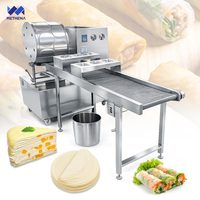 Machine électrique domestique mini pour la fabrication de feuilles de samosa, de wraps en injera de teff et le remplissage et le façonnage de rouleaux de printemps