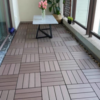 Revêtement de sol composite bois-plastique pour terrasse extérieure, balcon, jardin, cour – Installation et rénovation DIY, étanche
