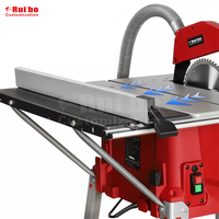 Scie à Table Portable 10 Pouces Multi-Fonction Pour Maison Outils Électriques de Menuiserie Conception Horizontale pour Machine à Découper le Bois