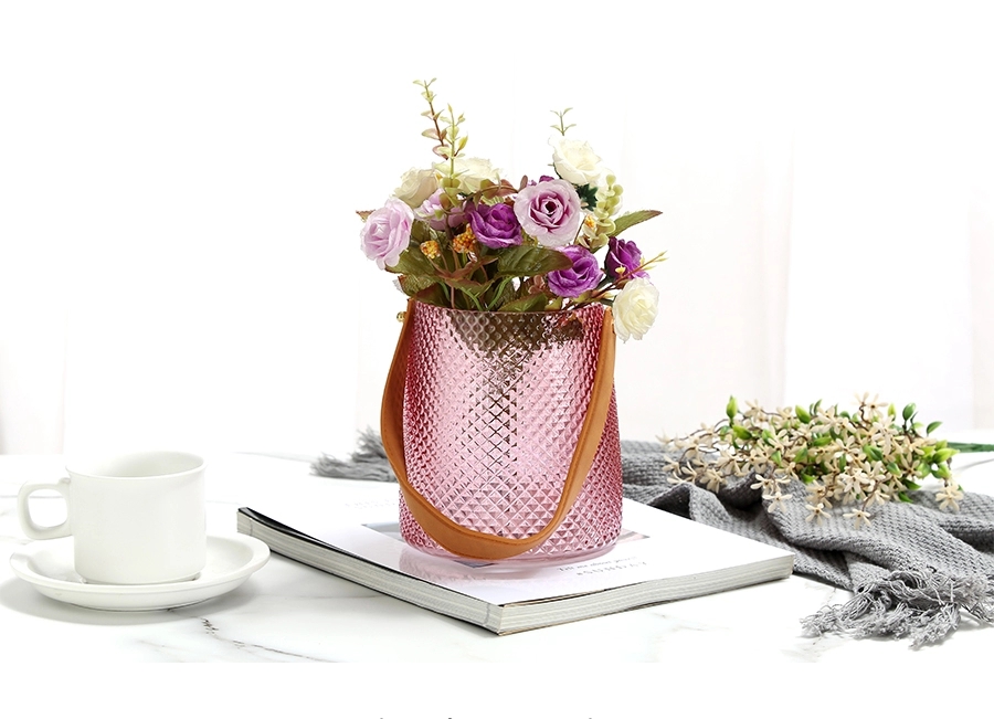 Factory Produced Wholesale Glass Flower Vase for Home Decor