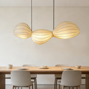 Chinese Style Pendant <b>Light</b> Long Shape Energy Saving Lamp For <b>Dining</b> Room Home Decor Chandelier - Product Image 1