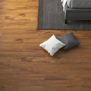 Techology Factory Grade AB Wide Plank Flooring Anti-Scratch Color Natural Acacia HDF Flooring