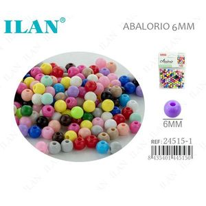 Perline ILAN da 6mm in Colore Solido per Creazione di Gioielli - Product Image 1