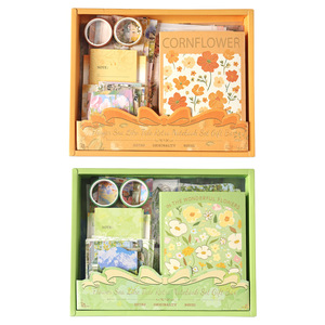 Set de Cuaderno para Niños con Diseño Floral, Caja de Regalo con Pegatinas y Material Decorativo - Product Image 5