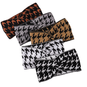 Diademas de Lana Tejida con Nudos para Mujer, Otoño-Invierno, Venta al Por Mayor - Product Image 1