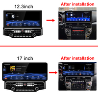 STWEI pour Toyota 4 Runner 2010-2022, autoradio multimédia 17 pouces, lecteur DVD, Android14, Carplay, navigation GPS automatique