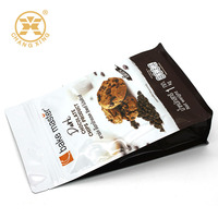 Sachets d'emballage de cookies en plastique, fermeture éclair étanche aux odeurs, sacs en aluminium pour cookies, fissures et boulangerie