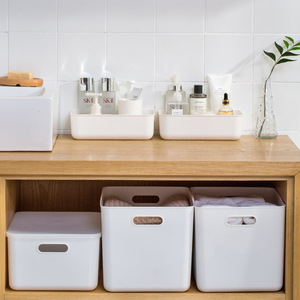 Plastik-Aufbewahrungsbox für Zuhause, <span class=keywords><strong>Mini</strong></span>-Organizer mit Griff, Umweltfreundlich, Langlebig, Leichtgewichtig, Multifunktional für Kleidung - Product Image 2