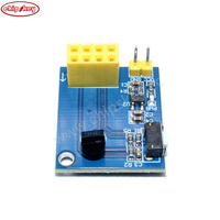 #46265 WiFi/Módulo de nodo inalámbrico ESP8266 ESP01 ESP01S DS18B20 Módulo electrónico de sensor de temperatura