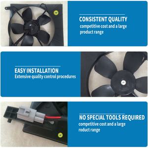 Ventilateur de refroidissement de radiateur OEM 96536666 93740672 pour Daewoo Kalos 1.4 Chevrolet Aveo 2007 2006 2005 Aveo5 2008 - Product Image 2