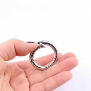 Hebilla de anillo de resorte de aleación de zinc de 20 mm y 25 mm, redonda, fuerte, de metal, para bolsos, joyería, gancho para correas - Product Image 1