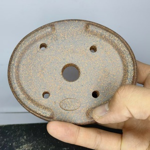 Pot à bonsaï en argile ovale fait à la main, non verni, de luxe, or, nouveau et populaire, 2026 - Product Image 6