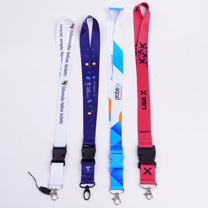 Chất Lượng Cao Biểu Tượng Tùy Chỉnh Polyester Nylon Dệt Thăng Hoa ID Huy Hiệu Thẻ Chủ Dây Buộc Cổ Tay Cổ Tay Keychain Bán Buôn - Product Image 3