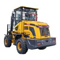 Forklift Medan Kasar 3,5 Ton 4WD |   Forklift Off-road TAIJIN T35 4x4 untuk Penanganan Material Pertanian & Kebun Harga Bersertifikat CE