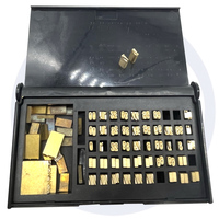 Moule de gravure flexible en laiton/cuivre pour presse à chaud, lettres et chiffres, alphabet hébreu, avec rainure en T, pour estampage à chaud de logos et lettres