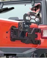 Pièces d'accessoires de voiture Charnière de hayon renforcée + support de roue de secours renforcé pour Jeep Wrangler JK