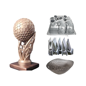 كأس معدني ثلاثي الأبعاد مخصص للألعاب الرياضية والفعاليات، جوائز معدنية بالجملة، كؤوس ذهبية وفضية ثلاثية الأبعاد لكرة القدم مع خدمة الطباعة - Product Image 2