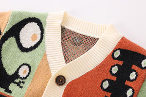 Vêtements pour enfants, ensemble de survêtement pour bébé garçon en coton biologique avec chemise et gilet de Baba - Product Image 4