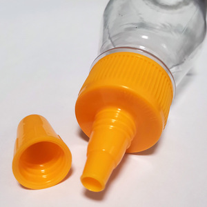 Vente en gros 260ml bouteille de sauce vide PET transparente de qualité alimentaire pour salade bonbons gâteau chewing-gum sucre pointu tomate Salsa conception - Product Image 2