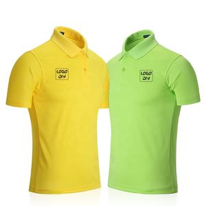 T-shirt personnalisé WYS pour homme, polo uni unisexe, t-shirt en maille ultra-dry, logo personnalisé - Product Image 2