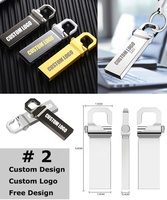 Promosi Hadiah Tongkat Cetak Logo Logam Kecepatan Tinggi 3.0 Usb Flash 512Gb 2Tb 1 Tb 4Gb U Disk Promo Memori Kustom USB Flash Drive