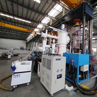 Pemanas Resistensi Industri Vakum Tinggi 500 Ton Tekanan 2200 ° Peralatan Pembentukan C, Sintering Atmosfer, Tungku Hot Press