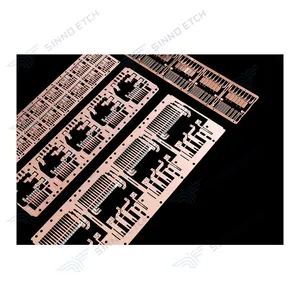 China supplier precision ic lead frame metal chemical etching copper plate metal lead frame for semiconductor package