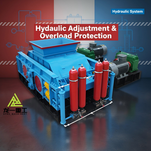 Concasseur à double rouleaux robuste CE 120tph pour le concassage de pierres dans les projets miniers de minerai de fer/cuivre, usine de concassage de pierres, moteur AC PLC, export <span class=keywords><strong>Vietnam</strong></span> - Product Image 6