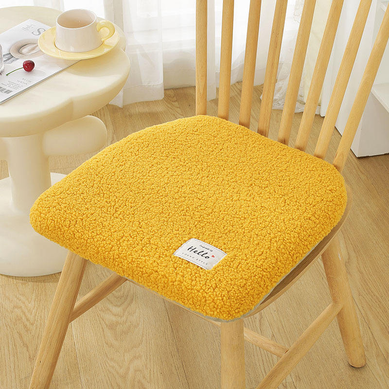 ขนแกะหนา สีส้มเหลือง