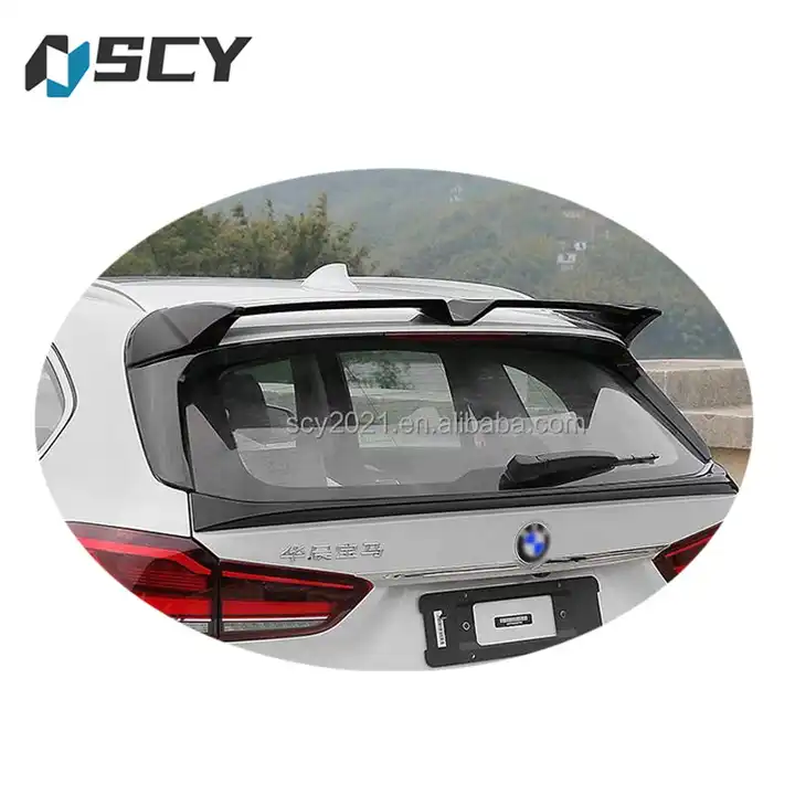 für bmw x1 f48 spoiler 2018-2020 bmw x1 series fließheck abs material auto  heckflügel unlackieren keine grundierung farbe heckspoiler