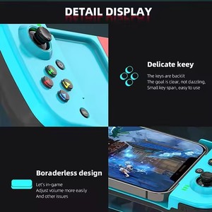 NKIWI Mobile Gaming <span class=keywords><strong>Phone</strong></span> D3 Console Controlador Esticável Sem Fio Gamepad <span class=keywords><strong>Joystick</strong></span> para PS4 PUBG <span class=keywords><strong>Android</strong></span> IOS NSS Switch PC - Product Image 4