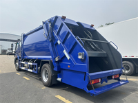 Camion compacteur de déchets Foton double cabine pour le transport de déchets sanitaires pour les propriétés municipales