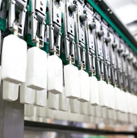 Industriële Zuivelijs Verwerking Productielijn Ijs Mix Maken Invriezen En Verpakkingsapparatuur