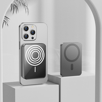 2025 nuevos dispositivos inteligentes portátiles Mini Power Bank 5000mAh con potencia de salida de 10W/20W y función de soporte