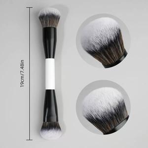 Juego de <span class=keywords><strong>Brochas</strong></span> de Maquillaje de Doble Punta Personalizadas en Oferta, Brocha para Difuminar Sombras de Ojos para Maquillaje Líquido, en Polvo y en Crema - Product Image 2